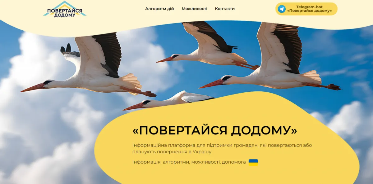 Повертайся додому: в Україні створена інформаційна платформа для українців, які планують повернутися з-за кордону