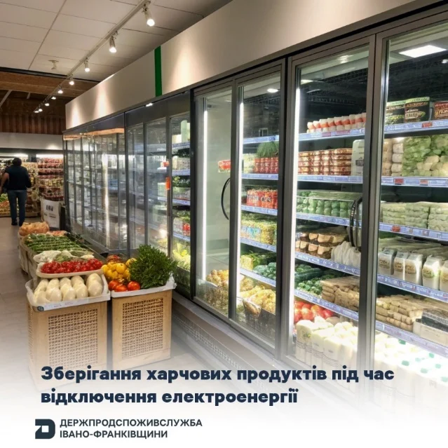 Рекомендації операторам ринку харчових продуктів під час відключення електроенергії