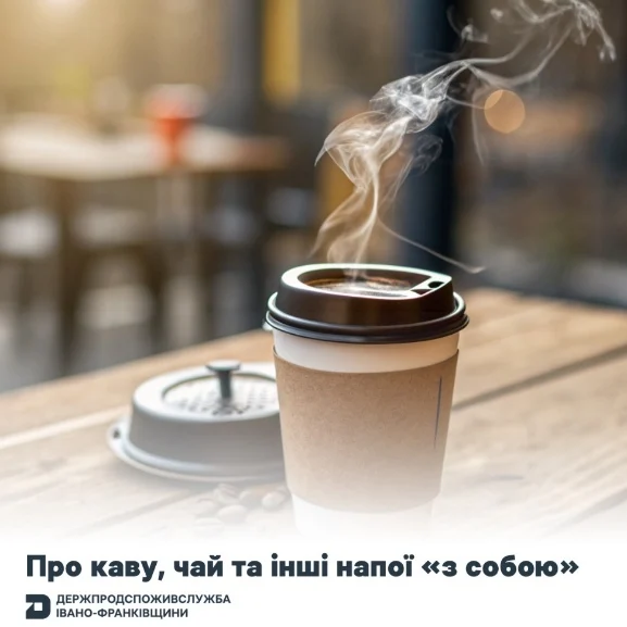 Безпечність харчових продуктів: про каву, чай і інші гарячі напої «з собою»