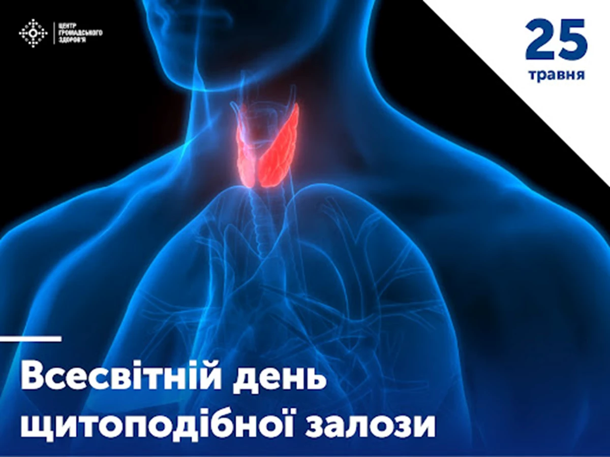 25 травня відзначається Всесвітній день щитоподібної залози
